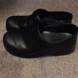 Dansko professional black clogs
